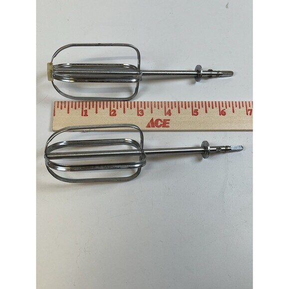 Vintage Sunbeam Chrome Mixer Beaters Replacement Parts For Stand‎ Mixer Small - Picture 4 of 7